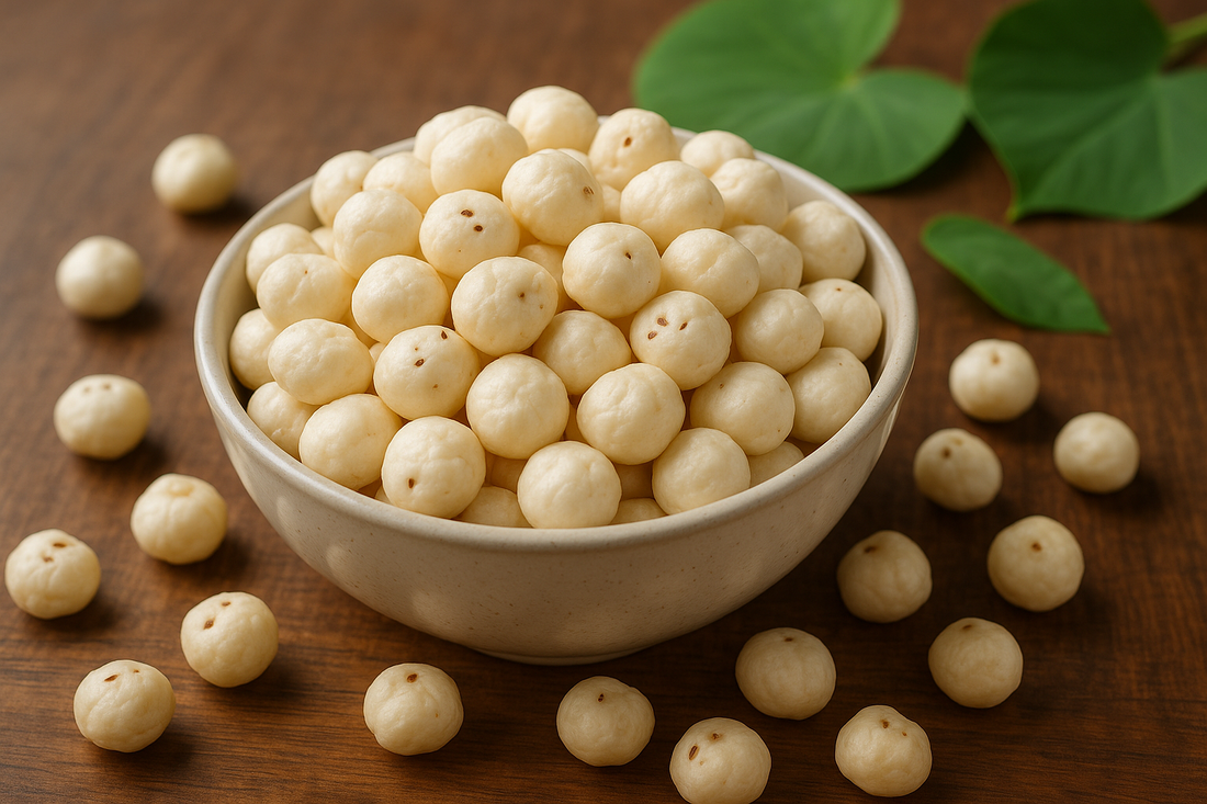 Spicy Roasted Makhana | Roasted Foxnut Snack Recipe - Balanced Life Goods