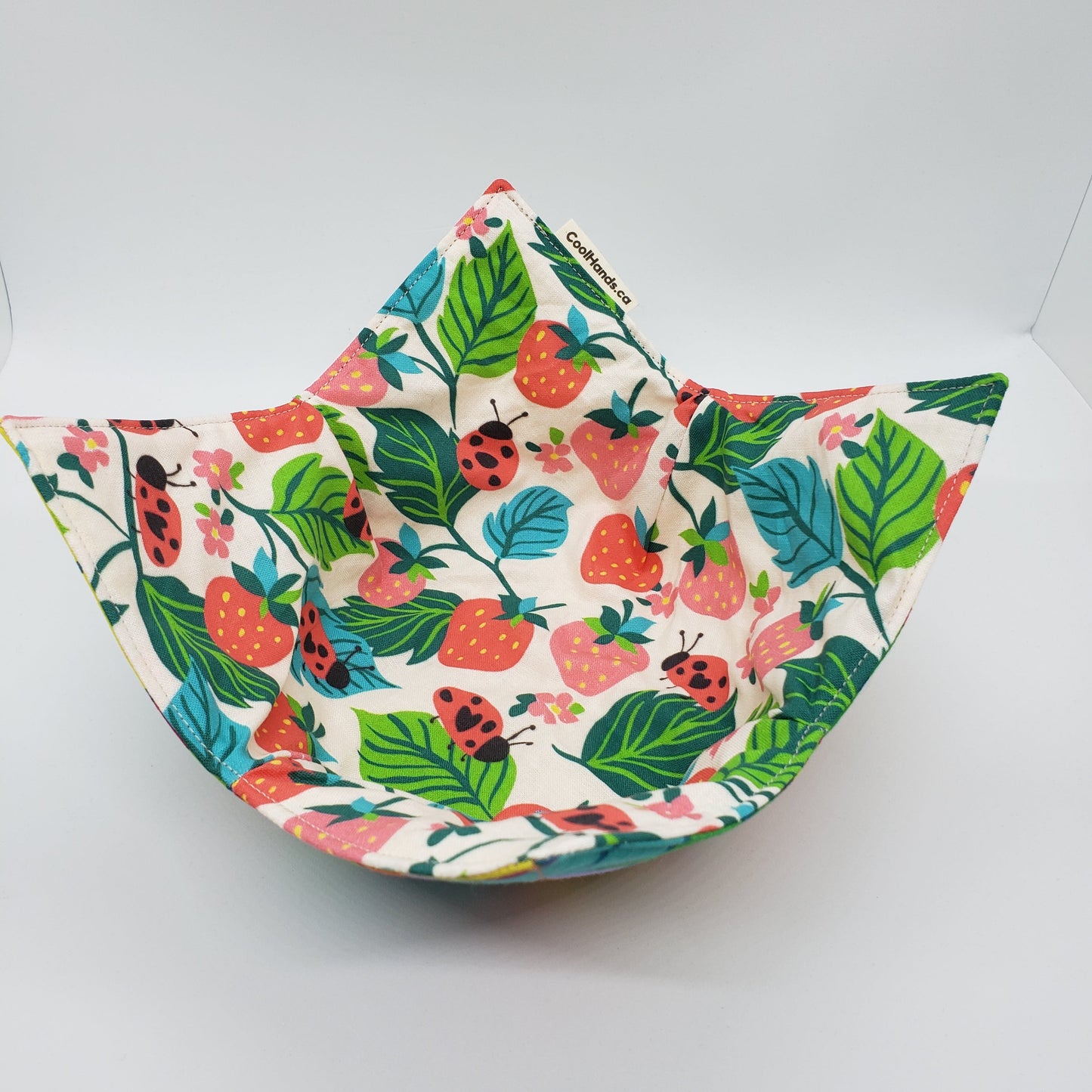 100% Cotton Microwavable Bowl Cozy - What Lamb, What Ladybird!