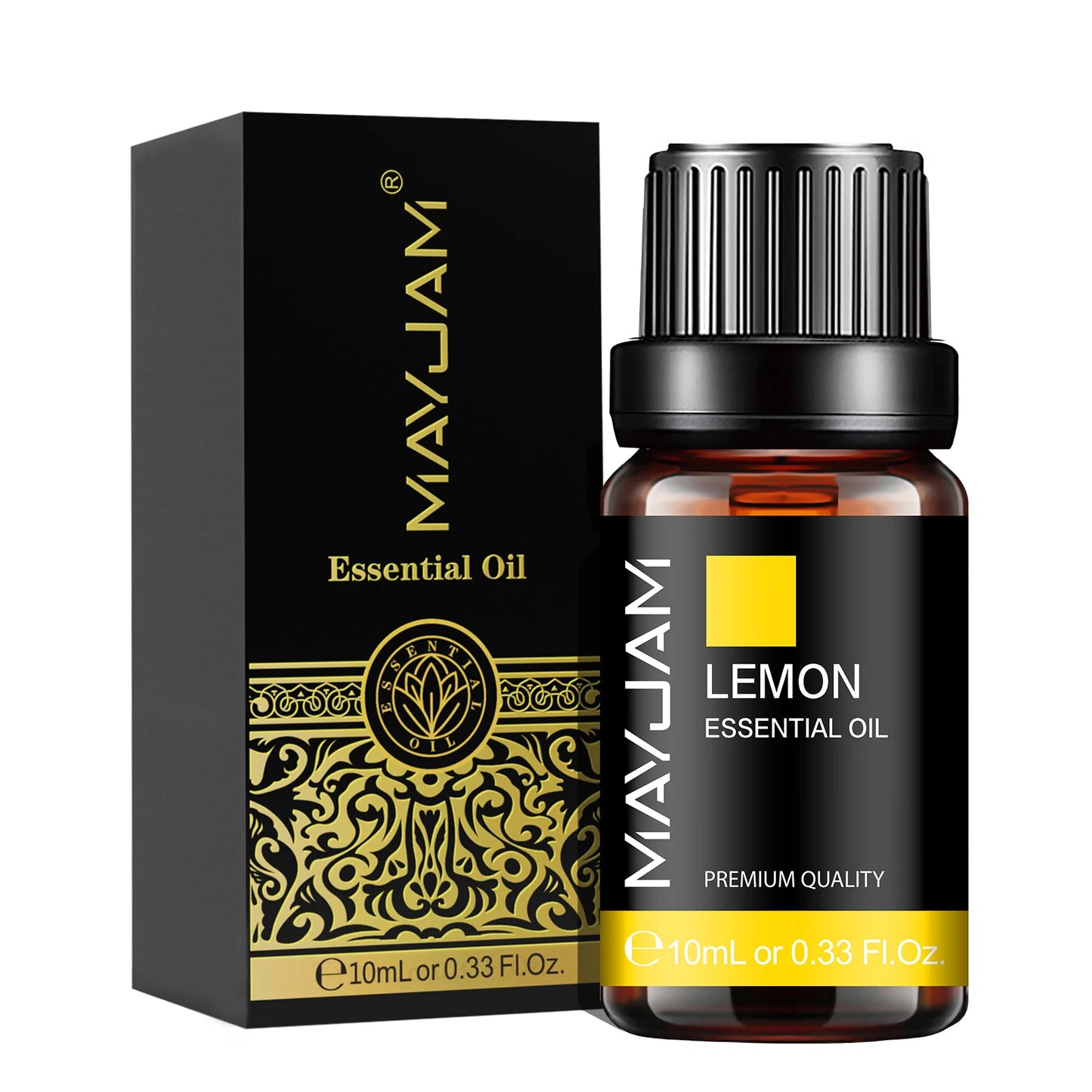MAYJAM Essential Oils 10ML – Lavender, Lemongrass, Jasmine, Vanilla, Eucalyptus, Rose & Lemon for Diffuser, Humidifier & Candle Making
