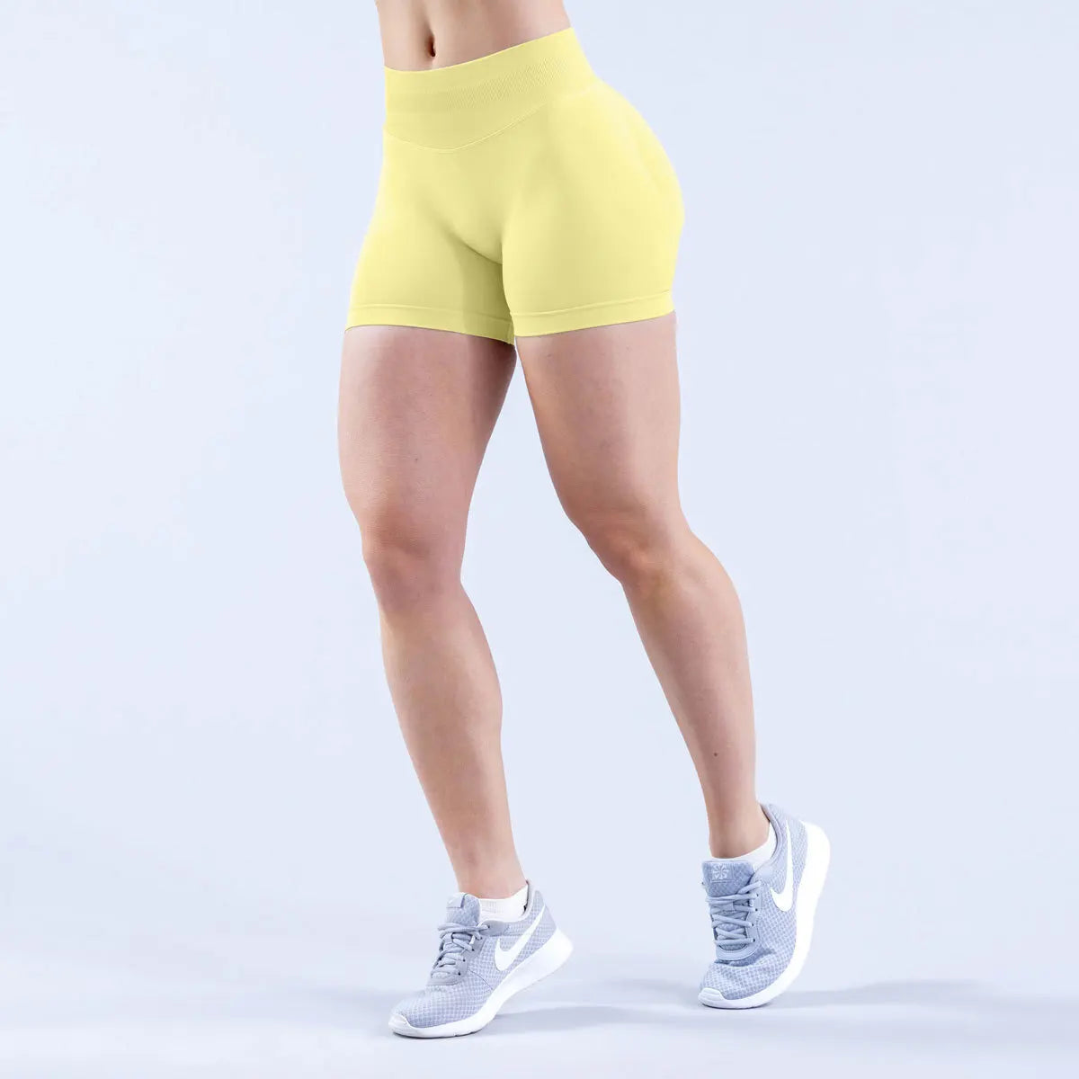 NCLAGEN Impact Shorts 4.5" Gym Shorts Woman Scrunch Butt Fitness Sports Short Workout Seamless Leggings Running Yoga bottoms