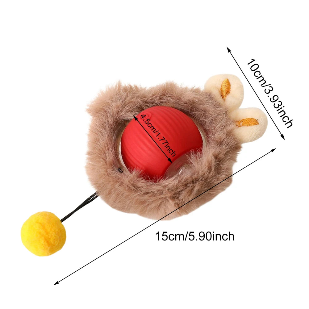 New Speedy Tail 2.0 Cat Toys Generation Smart Interactive Cat Toy Ball Two Speed Adjustment Automatic Moving Cat Toy Ball