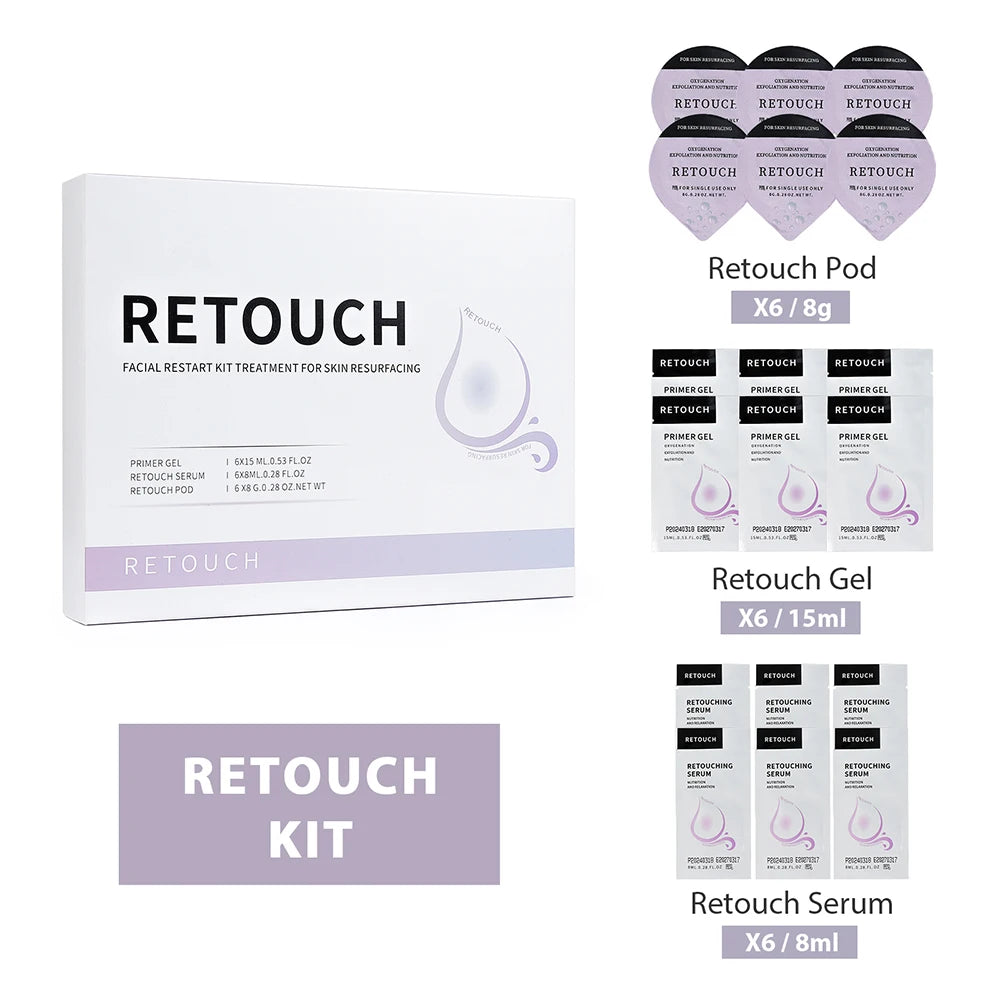 Facial SPA CO2 Bubble Oxygen Beauty Machine CO2 Gel Glam Revive Illuminate Exfoliate Pods Serum Oxygen Pods Capsule Kits