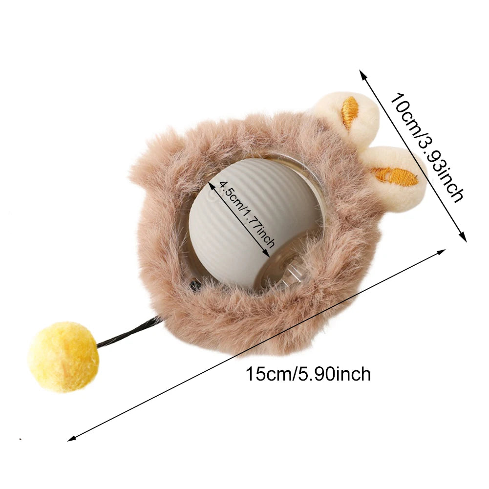 New Speedy Tail 2.0 Cat Toys Generation Smart Interactive Cat Toy Ball Two Speed Adjustment Automatic Moving Cat Toy Ball