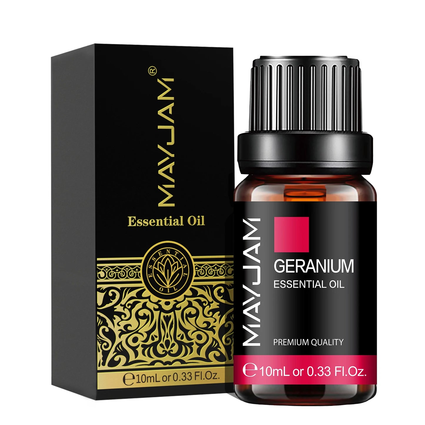 MAYJAM Essential Oils 10ML – Lavender, Lemongrass, Jasmine, Vanilla, Eucalyptus, Rose & Lemon for Diffuser, Humidifier & Candle Making