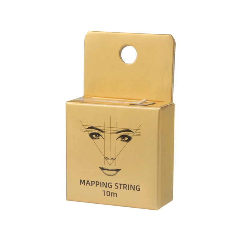 10m Eyebrow Mapping Marker Thread – Pre-Inked Microblading PMU String for Precise Brows