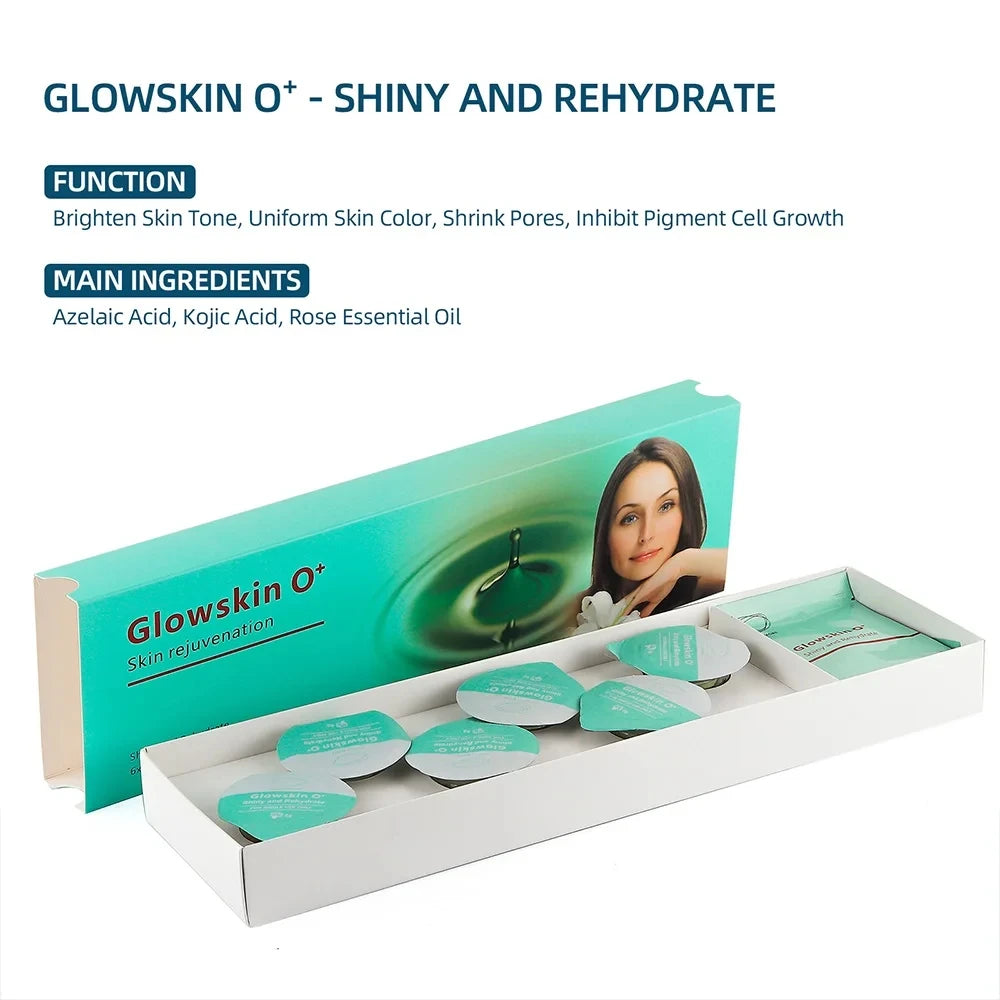Facial SPA CO2 Bubble Oxygen Beauty Machine CO2 Gel Glam Revive Illuminate Exfoliate Pods Serum Oxygen Pods Capsule Kits