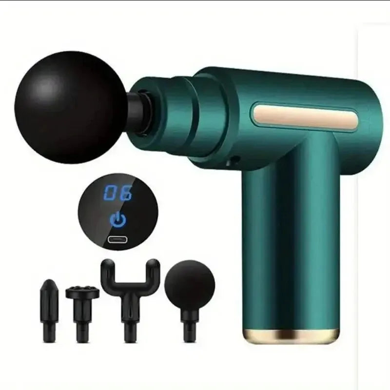 Mini Muscle Massage Gun – Portable Deep Tissue Handheld Percussion Massager for Back, Neck & Legs