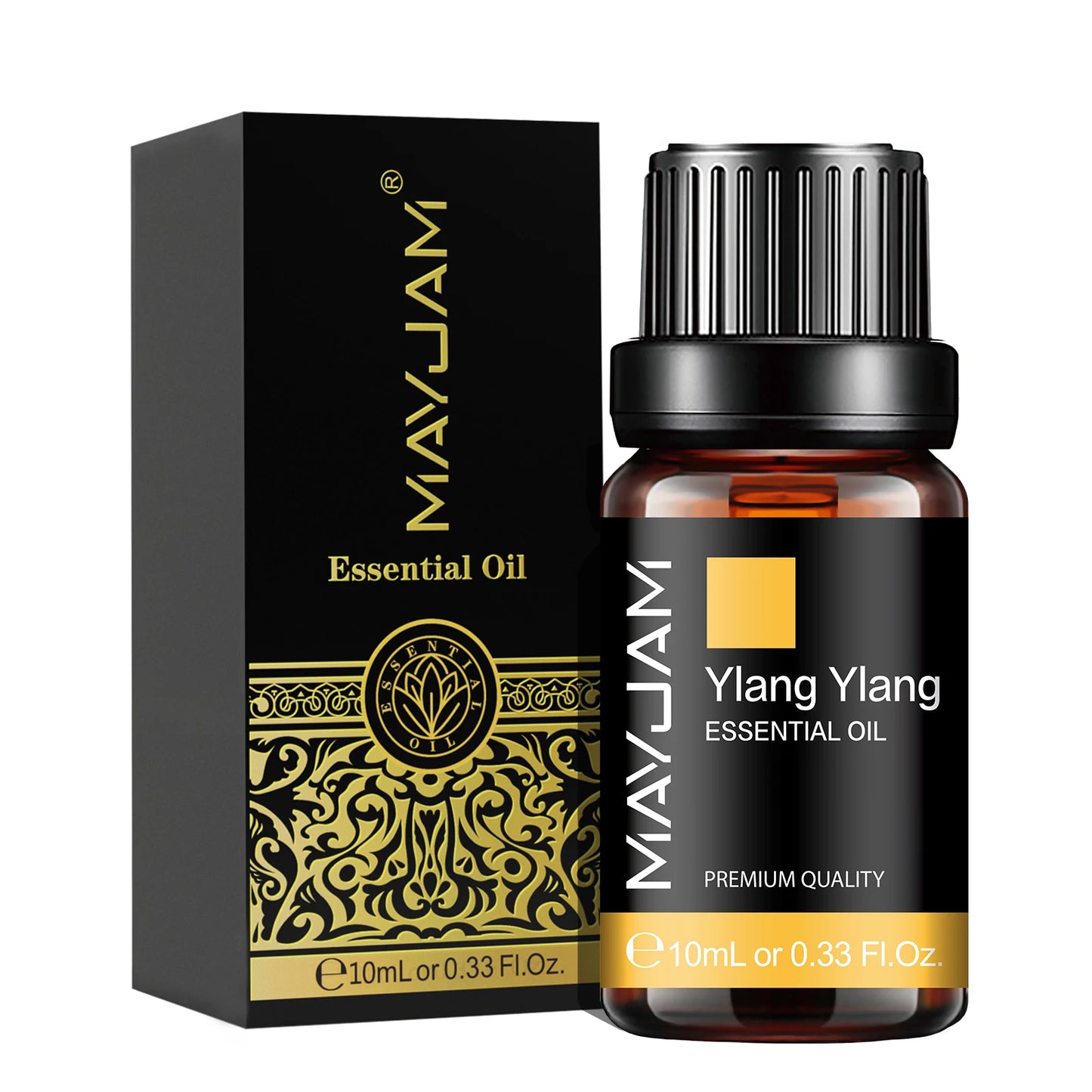 MAYJAM Essential Oils 10ML – Lavender, Lemongrass, Jasmine, Vanilla, Eucalyptus, Rose & Lemon for Diffuser, Humidifier & Candle Making