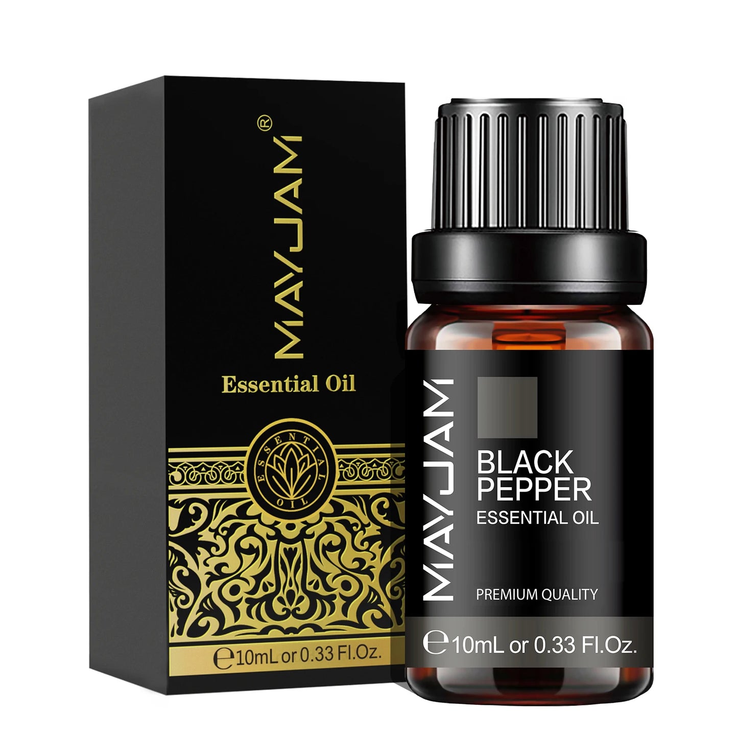 MAYJAM Essential Oils 10ML – Lavender, Lemongrass, Jasmine, Vanilla, Eucalyptus, Rose & Lemon for Diffuser, Humidifier & Candle Making