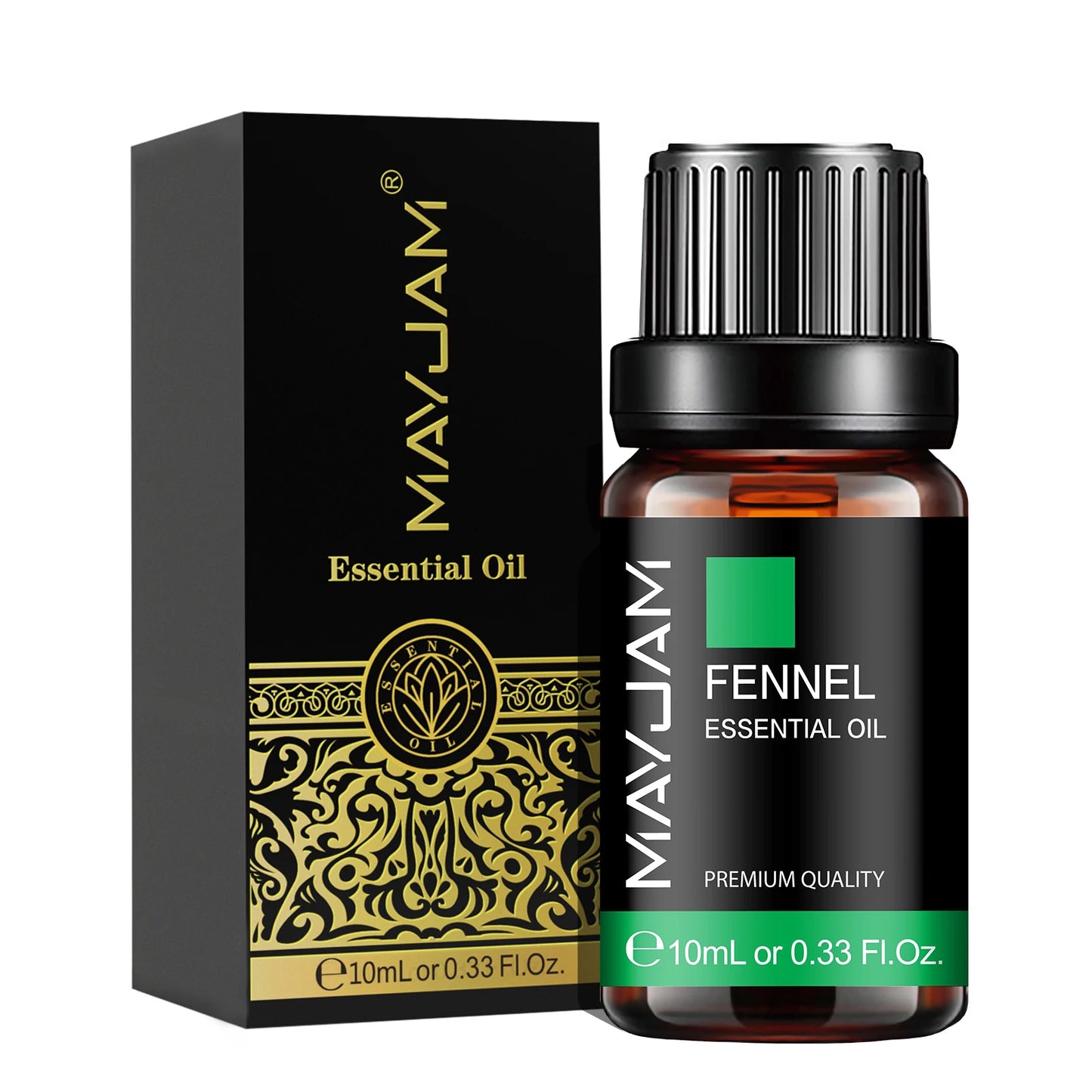 MAYJAM Essential Oils 10ML – Lavender, Lemongrass, Jasmine, Vanilla, Eucalyptus, Rose & Lemon for Diffuser, Humidifier & Candle Making