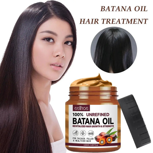 100% Pure Organic Batana Oil Hair Mask – Hair Growth, Anti-Breakage & Natural Hair Treatment