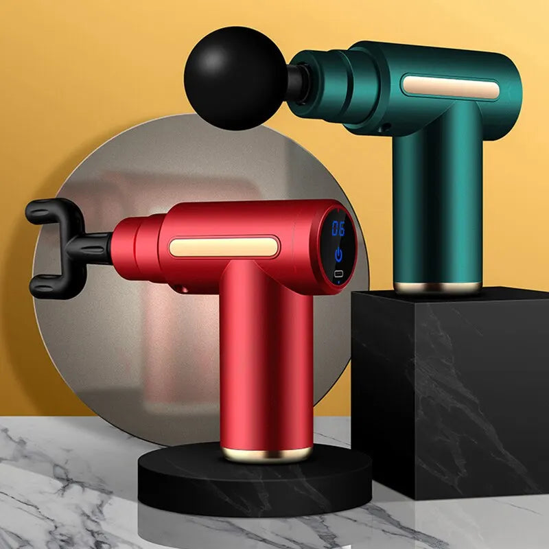 Mini Muscle Massage Gun – Portable Deep Tissue Handheld Percussion Massager for Back, Neck & Legs