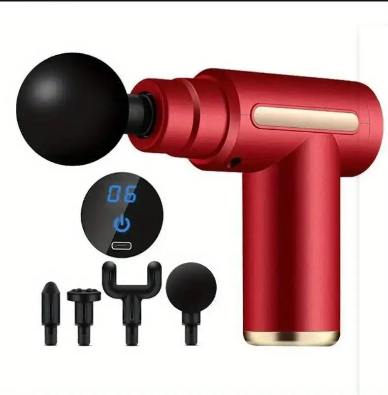 Mini Muscle Massage Gun – Portable Deep Tissue Handheld Percussion Massager for Back, Neck & Legs