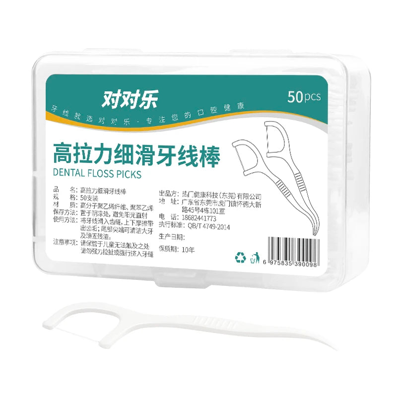 150/100/250/1000pcs Ultra-Fine Disposable Dental Floss Sticks ā Portable, Safe & Easy to Use