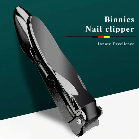 1-Piece Nail Clippers for Men with Catcher – Sharp, Heavy-Duty & Ergonomic Nail Cutter