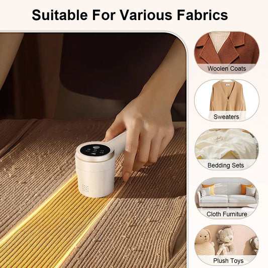 Electric Lint Remover – Rechargeable Fabric Shaver for Clothes, Sweaters & Hairball Removal