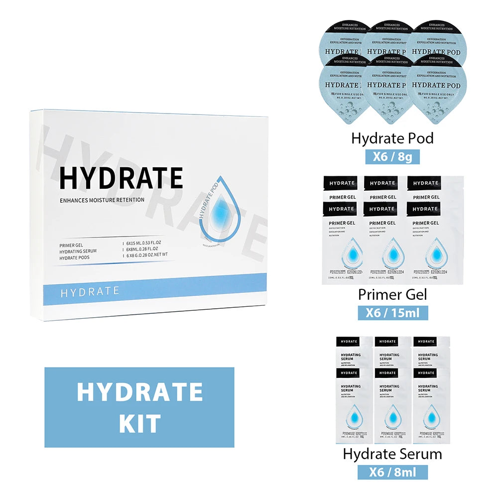 Facial SPA CO2 Bubble Oxygen Beauty Machine CO2 Gel Glam Revive Illuminate Exfoliate Pods Serum Oxygen Pods Capsule Kits
