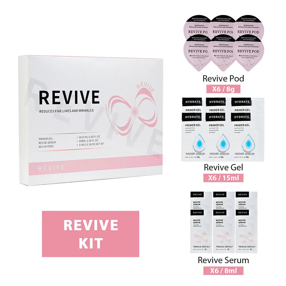 Facial SPA CO2 Bubble Oxygen Beauty Machine CO2 Gel Glam Revive Illuminate Exfoliate Pods Serum Oxygen Pods Capsule Kits
