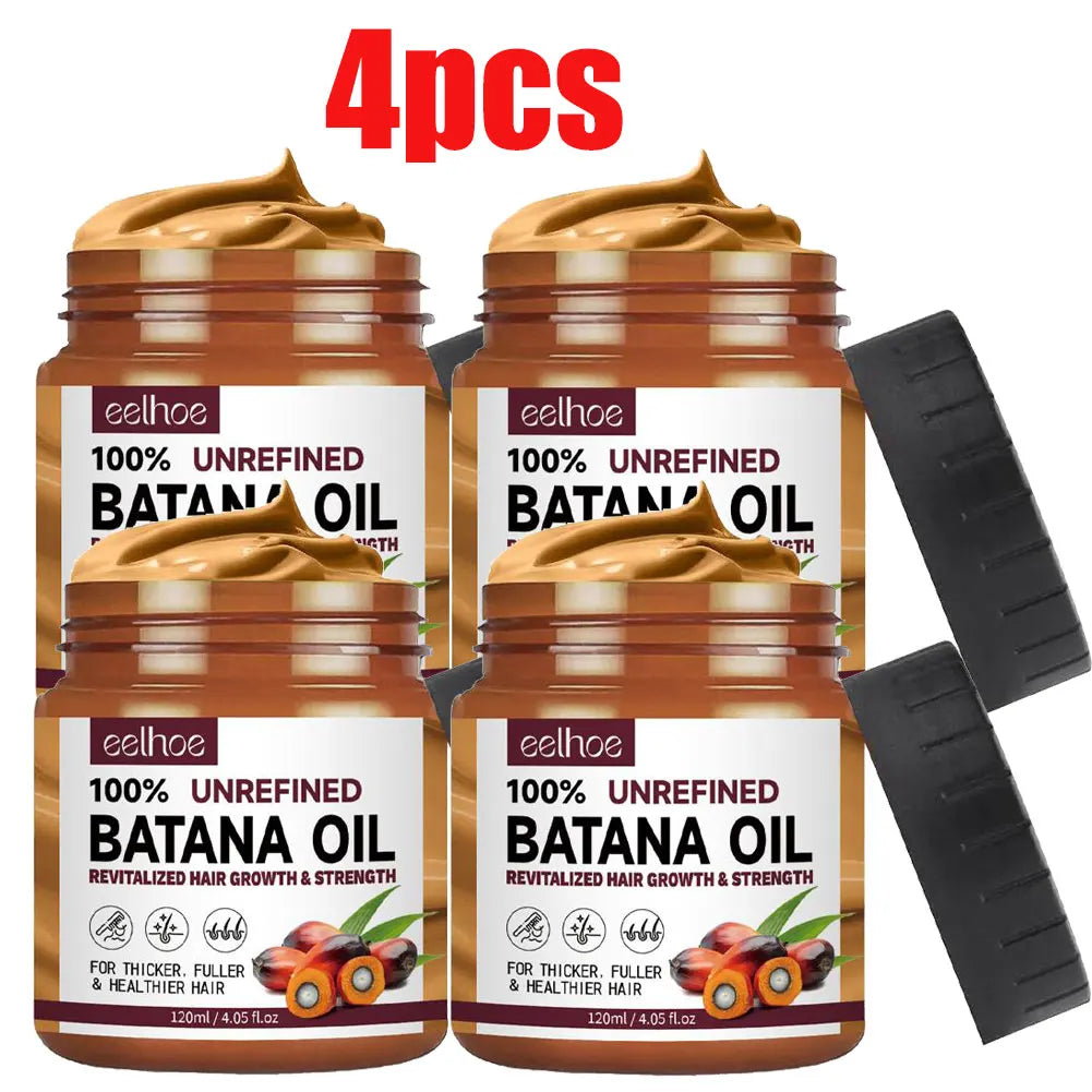 100% Pure Organic Batana Oil Hair Mask – Hair Growth, Anti-Breakage & Natural Hair Treatment