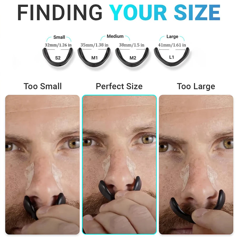 Magnetic Nasal Breathing Dilators Kits Sport Nasal Dilator Boost Oxygen Intake, Breathing Refill Nose Clip