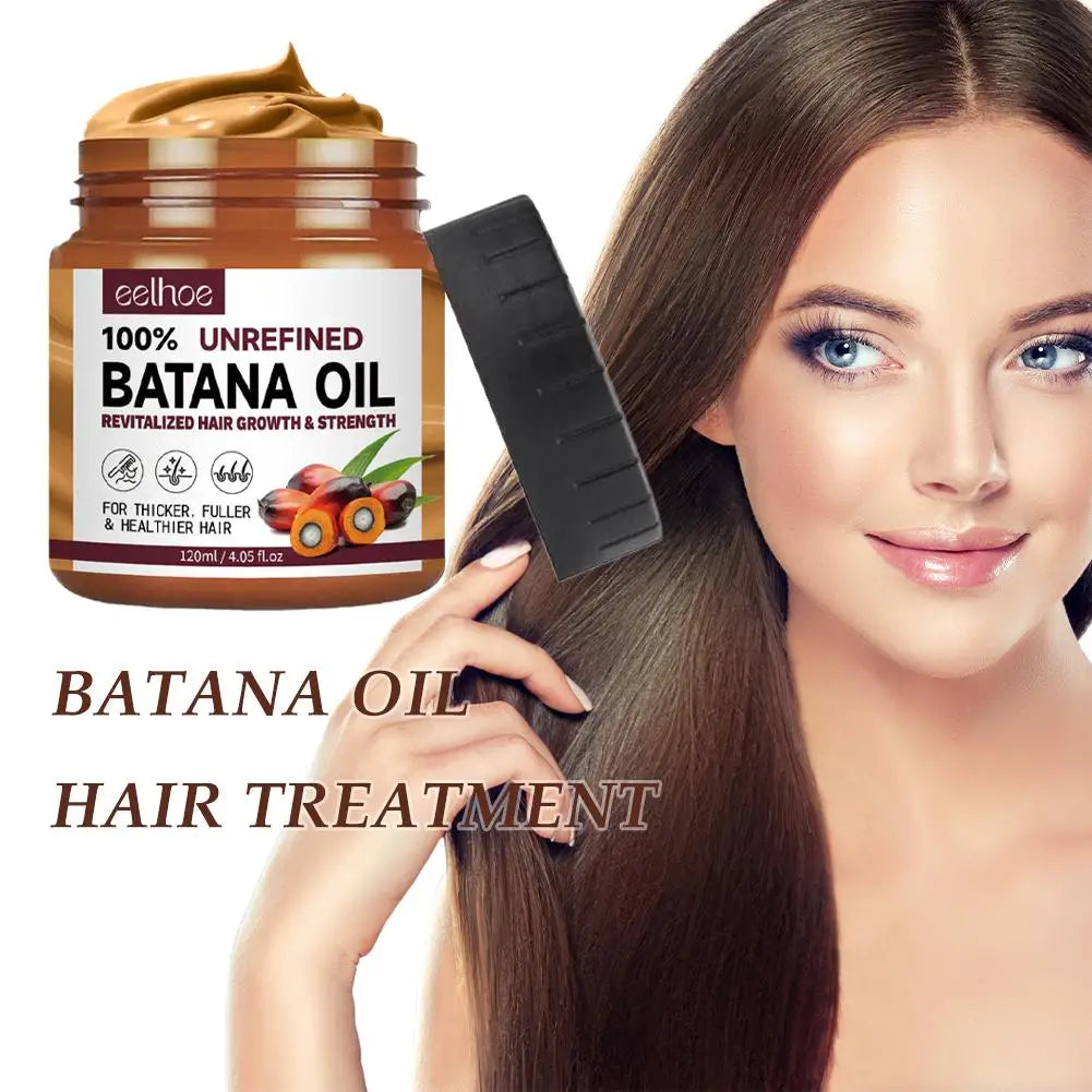 100% Pure Organic Batana Oil Hair Mask – Hair Growth, Anti-Breakage & Natural Hair Treatment