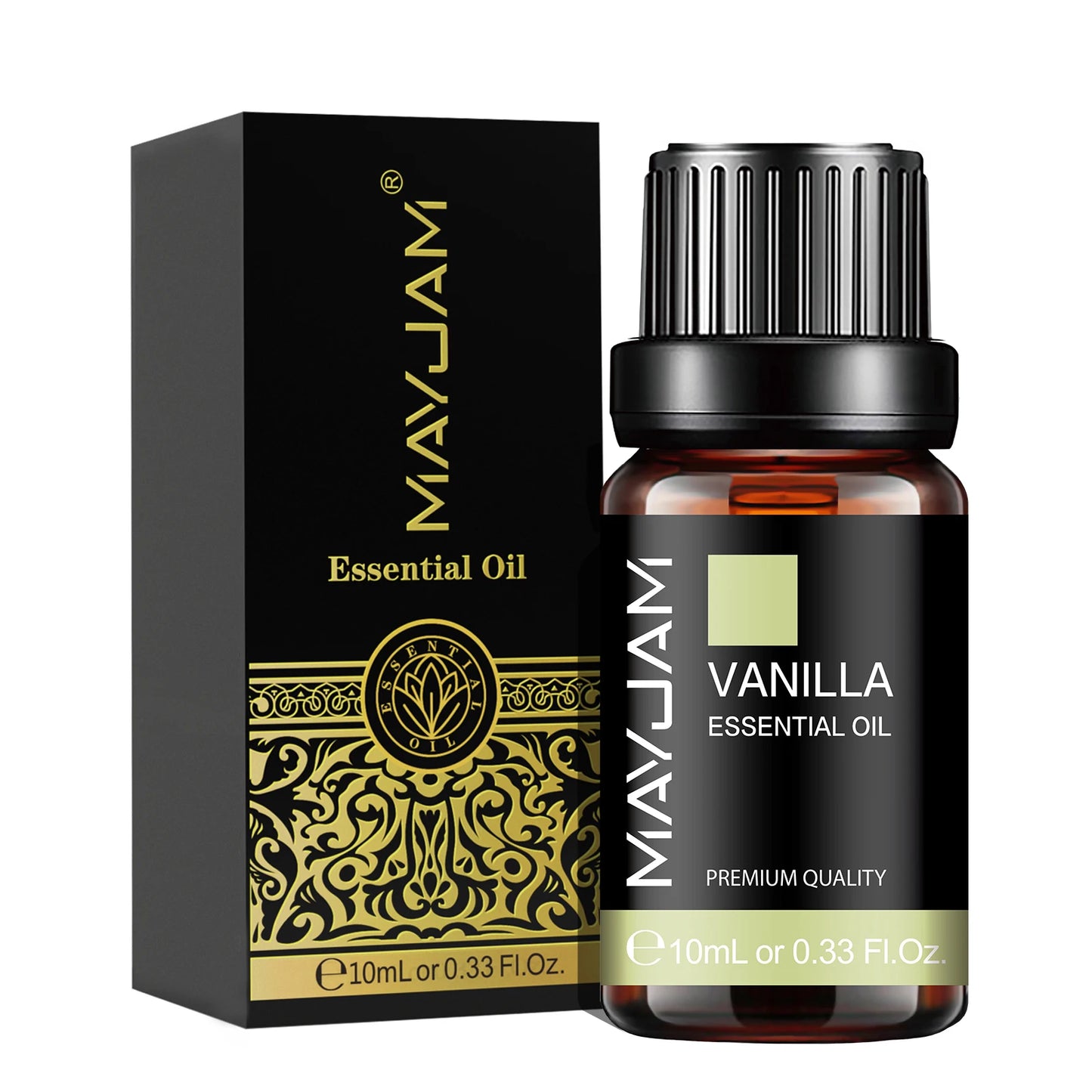 MAYJAM Essential Oils 10ML – Lavender, Lemongrass, Jasmine, Vanilla, Eucalyptus, Rose & Lemon for Diffuser, Humidifier & Candle Making