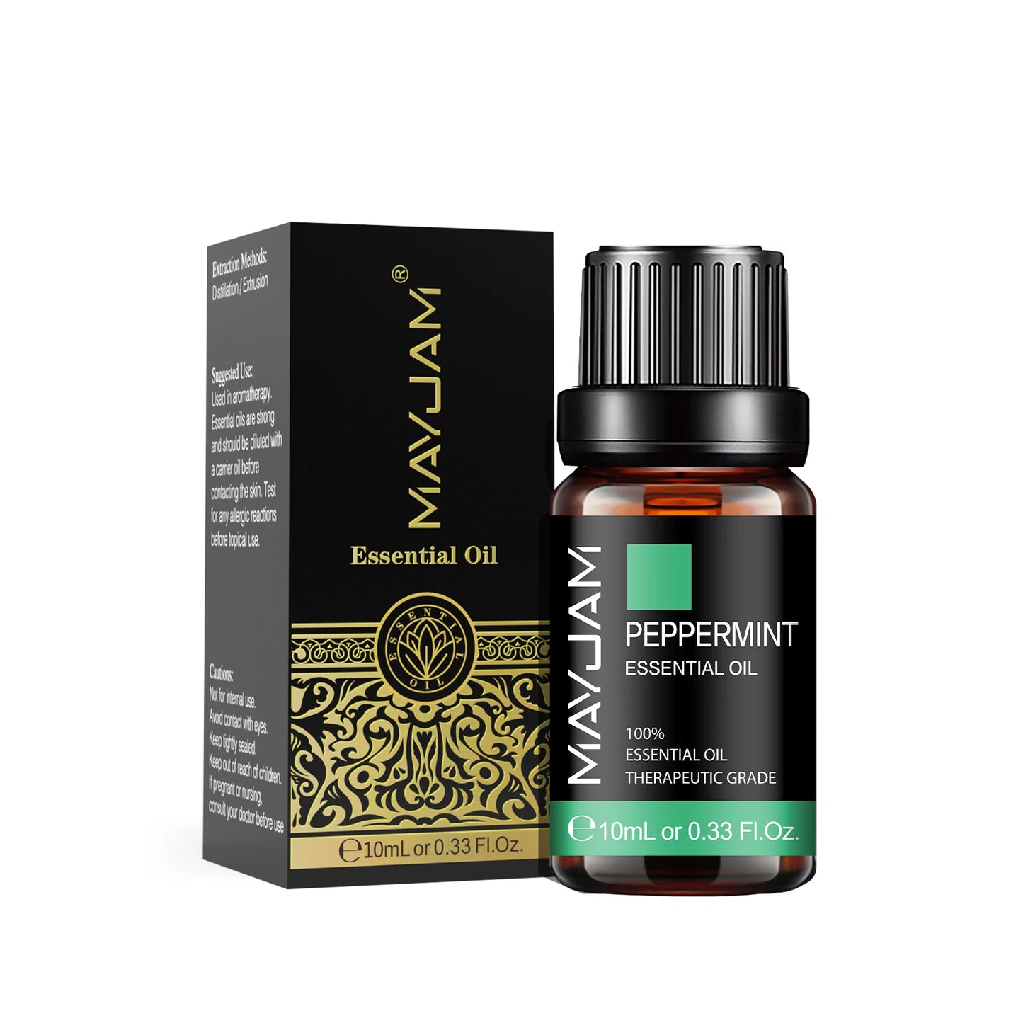 MAYJAM Essential Oils 10ML – Lavender, Lemongrass, Jasmine, Vanilla, Eucalyptus, Rose & Lemon for Diffuser, Humidifier & Candle Making