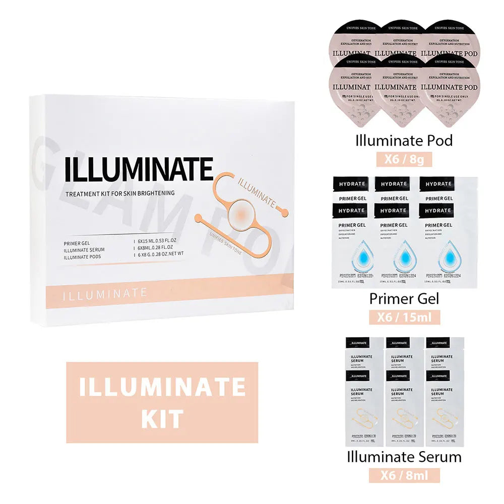 Facial SPA CO2 Bubble Oxygen Beauty Machine CO2 Gel Glam Revive Illuminate Exfoliate Pods Serum Oxygen Pods Capsule Kits