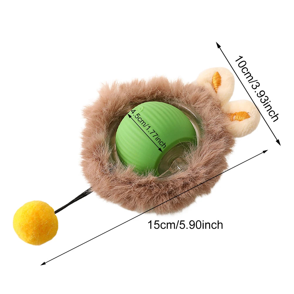 New Speedy Tail 2.0 Cat Toys Generation Smart Interactive Cat Toy Ball Two Speed Adjustment Automatic Moving Cat Toy Ball