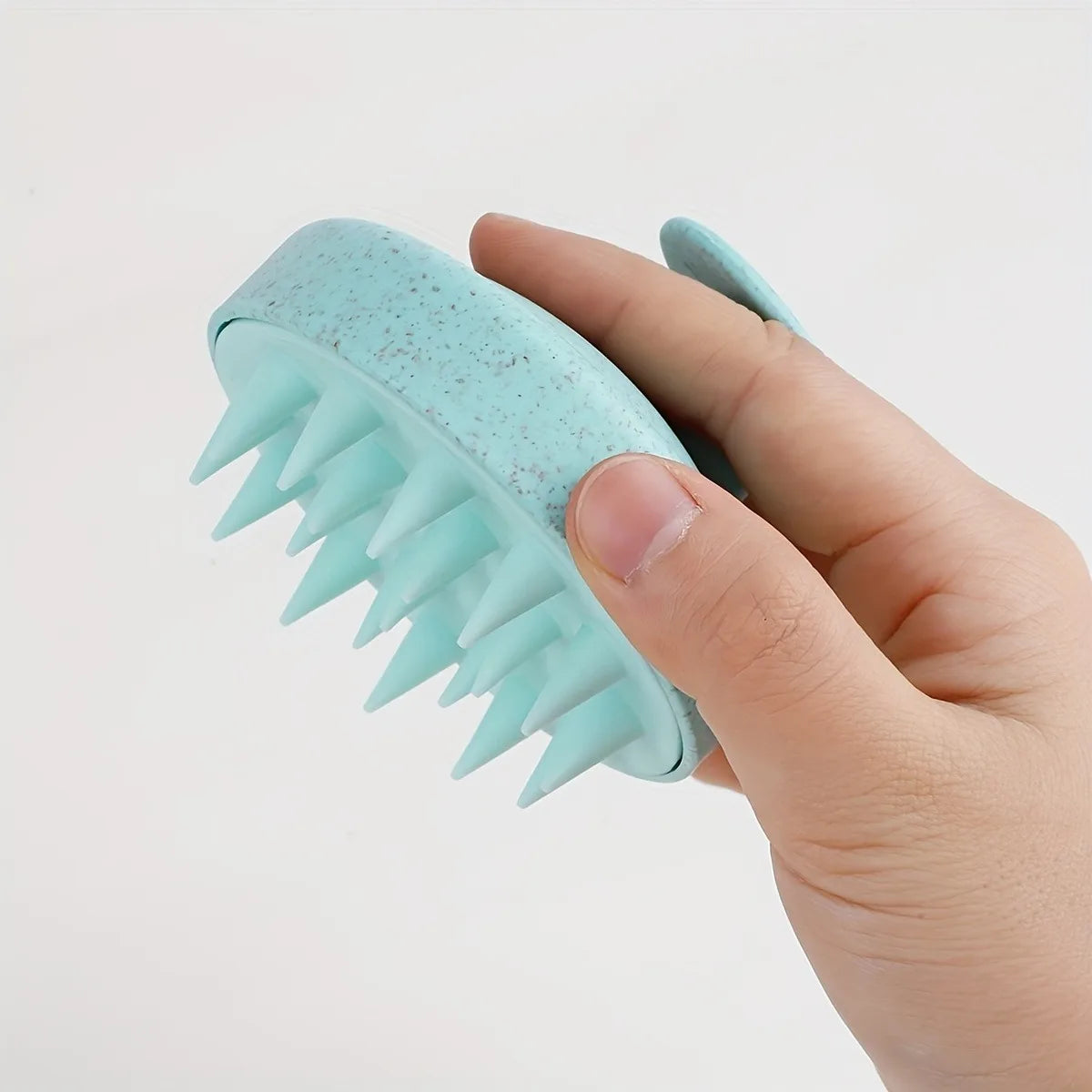 2-in-1 Silicone Scalp Massager & Shampoo Brush – Gentle Head Spa Tool for Hair Growth & Relaxation