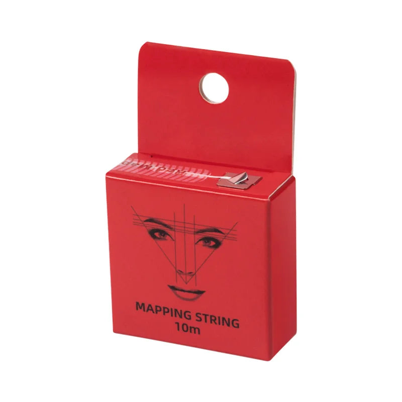 10m Eyebrow Mapping Marker Thread – Pre-Inked Microblading PMU String for Precise Brows