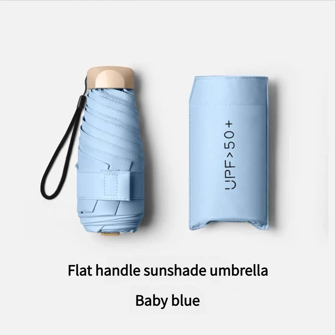 55% Off Mini Sun Umbrella – Compact Pocket Parasol with UV & Rain Protection