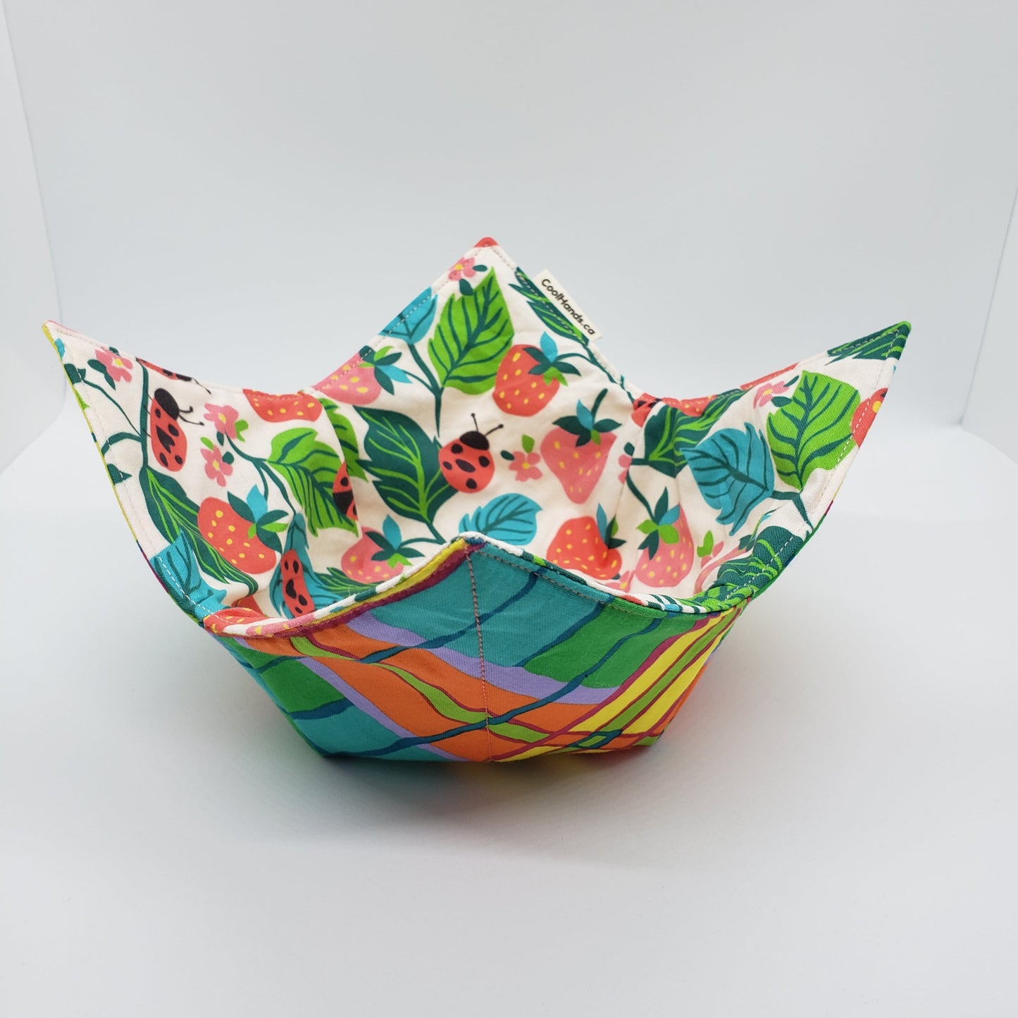 100% Cotton Microwavable Bowl Cozy - What Lamb, What Ladybird!