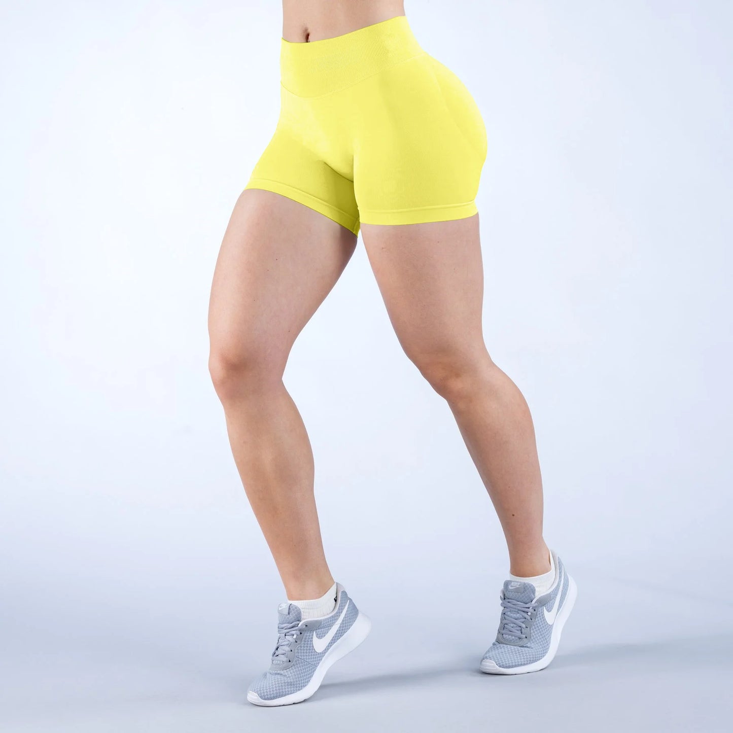 NCLAGEN Impact Shorts 4.5" Gym Shorts Woman Scrunch Butt Fitness Sports Short Workout Seamless Leggings Running Yoga bottoms
