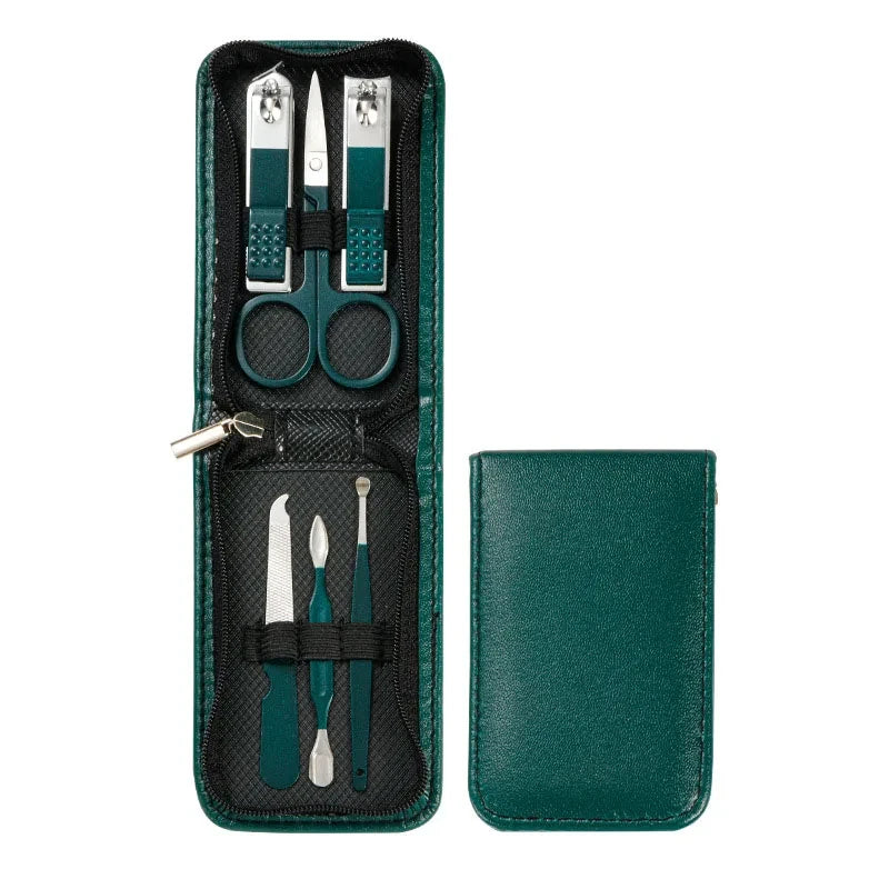 Special Nail Clippers Manicure Set – 6 Piece Portable Grooming Kit for Men & Women