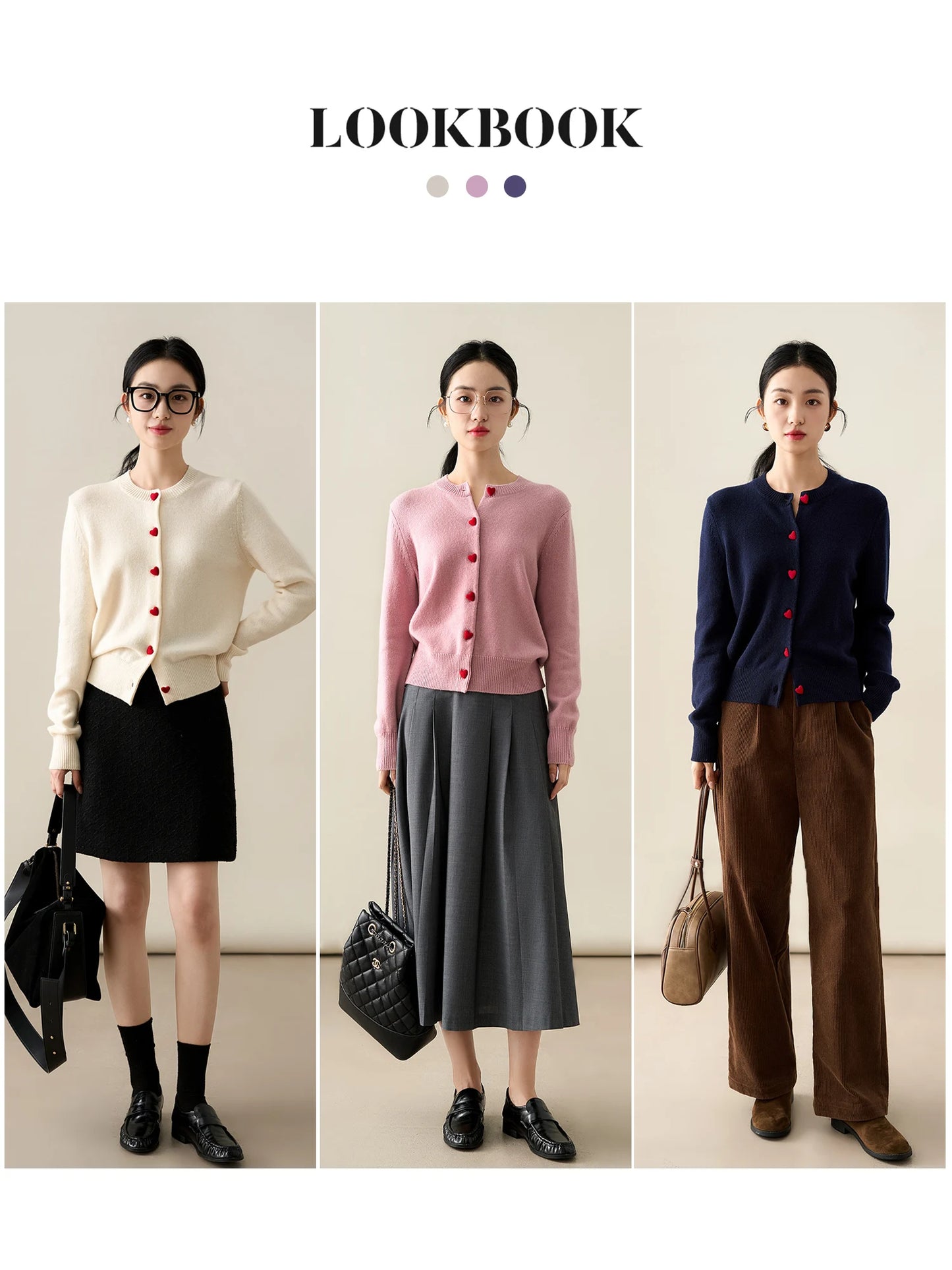 Love at First Sight – Handmade Italian Organic Wool & Cashmere Knit Cardigan