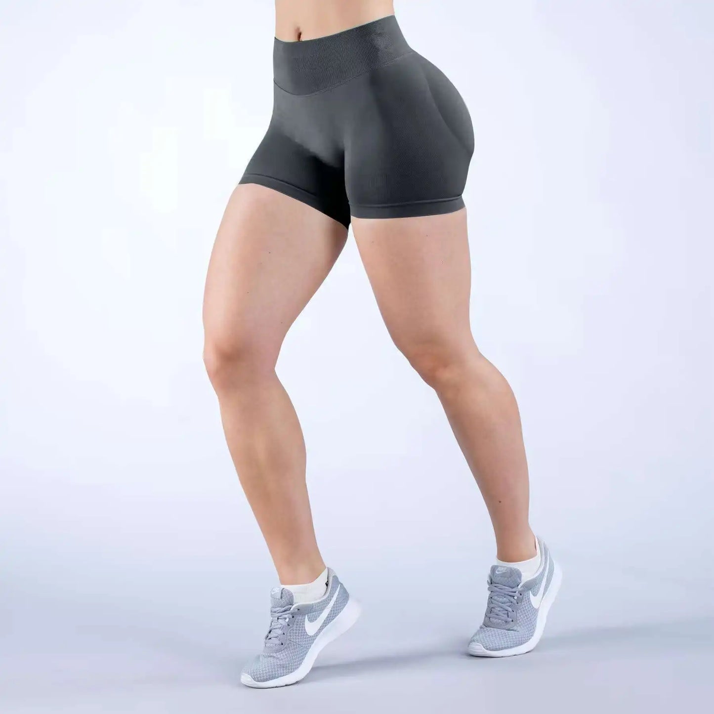 NCLAGEN Impact Shorts 4.5" Gym Shorts Woman Scrunch Butt Fitness Sports Short Workout Seamless Leggings Running Yoga bottoms
