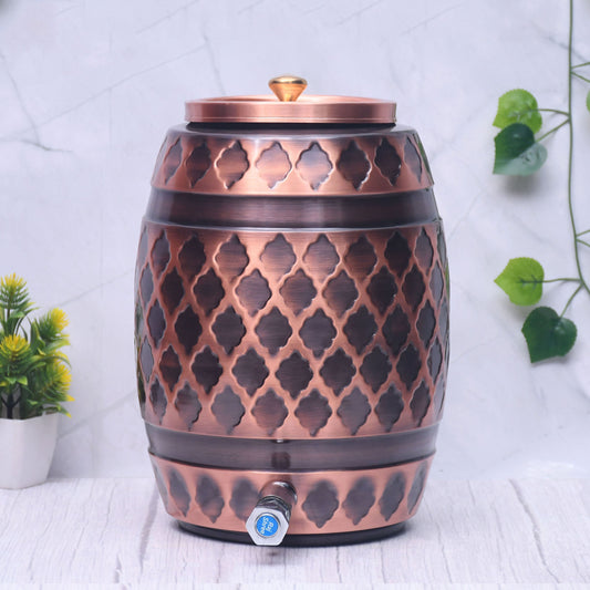 Pure Copper Water Dispenser Barrel Kangura Designed Capacity
